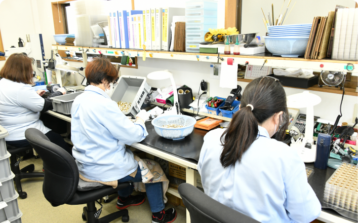 要求精度に応える検査体制